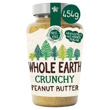 Whole Earth Crunchy Peanut Butter 454G