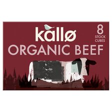 Kallo Organic Beef Stock Cubes 8Pk 88G