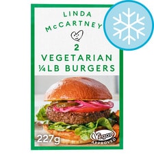 Linda Mccartney 2 Vegetarian Quarter Pounder Burgers 227G