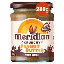 Meridian Peanut Butter Crunchy 100% Nuts 280G