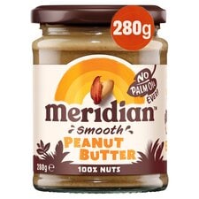 Meridian Peanut Butter Smooth 100% Nuts 280G