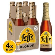 Leffe Blonde Beer 4 X 330Ml