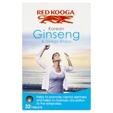 Red Kooga Ginkgo Biloba and Ginseng Food Supplement 32s