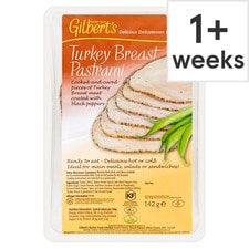 Gilberts Turkey Pastrami 142G