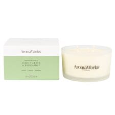 Aromaworks Lemongrass & Bergamot Multiwick Candle 390g