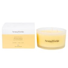 Aromaworks Mandarin & Vetivert Multiwick Candle 390g