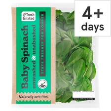 Fresh & Naked Spinach 125G