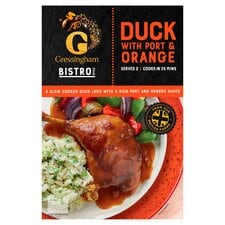 Gressingham Bistro Duck Legs in Port and Orange Sauce 530g