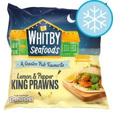 Whitby Seafoods Lemon & Pepper King Prawns 200G