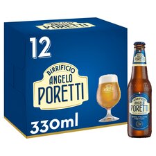 Angelo Poretti Premium Italian Lager Beer Bottle 12x330ml