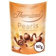 Thorntons Pearls Orange Velvet Chocolate Box 167G