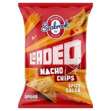 Seabrook Loaded Nacho Chips Spicy Salsa Flavour 130g