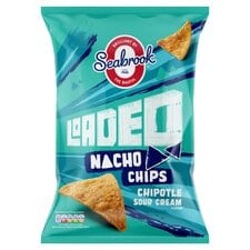 Seabrook Loaded Nacho Chips Sour Cream & Chipotle Flavour 130g