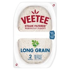 Veetee Heat & Eat Long Grain Rice Pot 2X130g