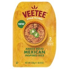 Veetee Mexican Arroz Rojo Rice 250g 