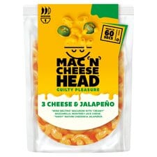 Mac 'N' Cheese Head  Macaroni 3 Cheese & Jalapeno 200g