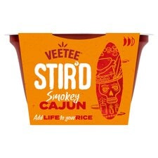 Veetee Stir'd Smokey Cajun Rice 100g