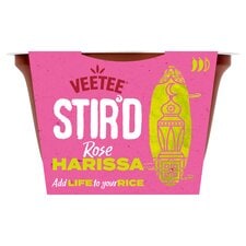 Veetee Stir'd Rose Harissa Rice 100g