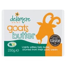 DELAMERE DAIRY   GOATS BUTTER     250G            