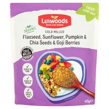 Linwoods Organic Flax Sunflower Seeds Berries 425G