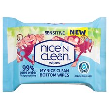 Nice & Clean Bottom Wipes 60 Sheets