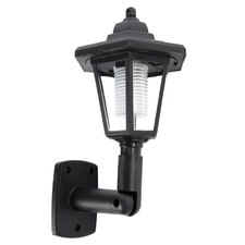 Kingavon Vintage Solar Wall Lantern - Black