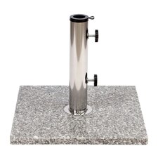 Redwood Square Granite Parasol Base - 10kg - Grey