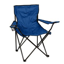 Redwood Folding Canvas Camping Armchair - Blue