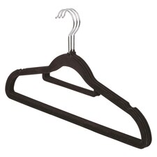 Ashley Velvet Coat Hangers - Black - Pack of 3