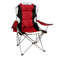 Redwood High Back Padded Camping Armchair - Red