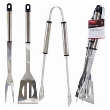 Redwood 3pc Stainless Steel Barbecue Tool Set