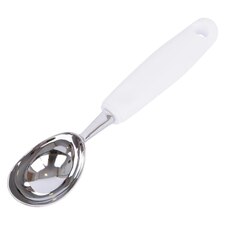 Ashley Stainless Steel Ice Cream Scoop - 20.5cm - White