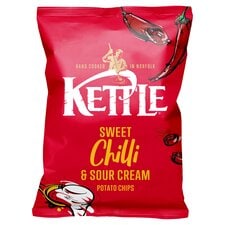 Kettle Sweet Chilli & Sour Cream Potato Chips 130G