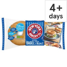 New York Bakery Bagel Thins The Original 4 Pack