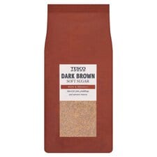 Tesco Dark Brown Soft Sugar 1Kg Bag