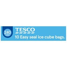 Tesco Easy Seal Ice Cube Bags 10'S