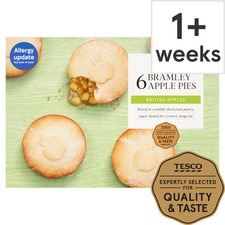 Tesco Bramley Apple Pies 6 Pack