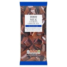 Tesco Milk Cooking Chocolate 150G