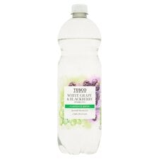 Tesco Sparkling Water White Grape & Blackberry 1 Litre