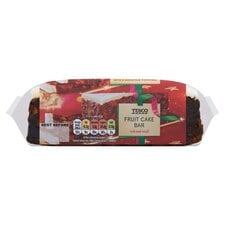 Tesco Iced Top Rich Fruit Cake Bar 400G