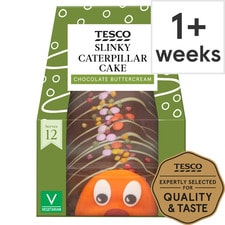 Tesco Slinky Caterpillar Cake