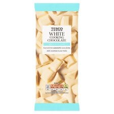 Tesco White Cooking Chocolate 150G