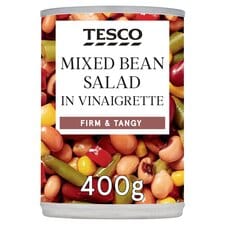 Tesco Mix Beans Salad Vinaigrette 400G