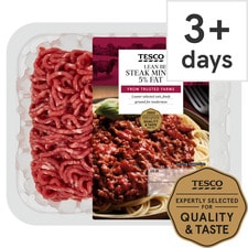 Tesco Beef Lean Steak Mince 500G 5% Fat