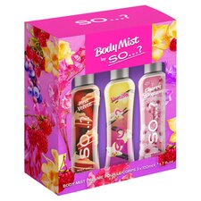 SO...? Body Mist 3 x 100ml Set