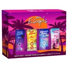 So...? Escapes Body Mist 4 X 50Ml