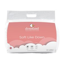 OHS Downland Soft Like Down Plush 2 Pack Bed Pillows, 48x74cm