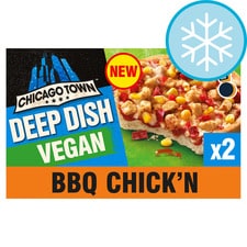 Chicago Town Deep Dish Vegan Bbq Chicken Pizza 2 X 155G