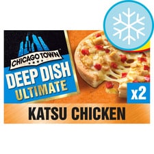 Chicago Town Deep Dish 2 Katsu Chicken Pizza 318g