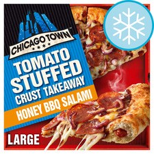 Chicago Town Takeaway Pizza With Sweet Honey & Bbq Salami 635G